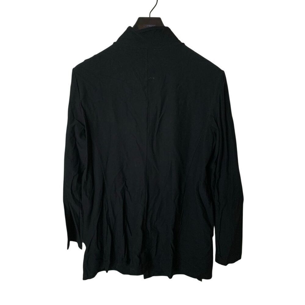 Eileen Fisher cardigan button front jacket black women's size large - Picture 2 of 4
